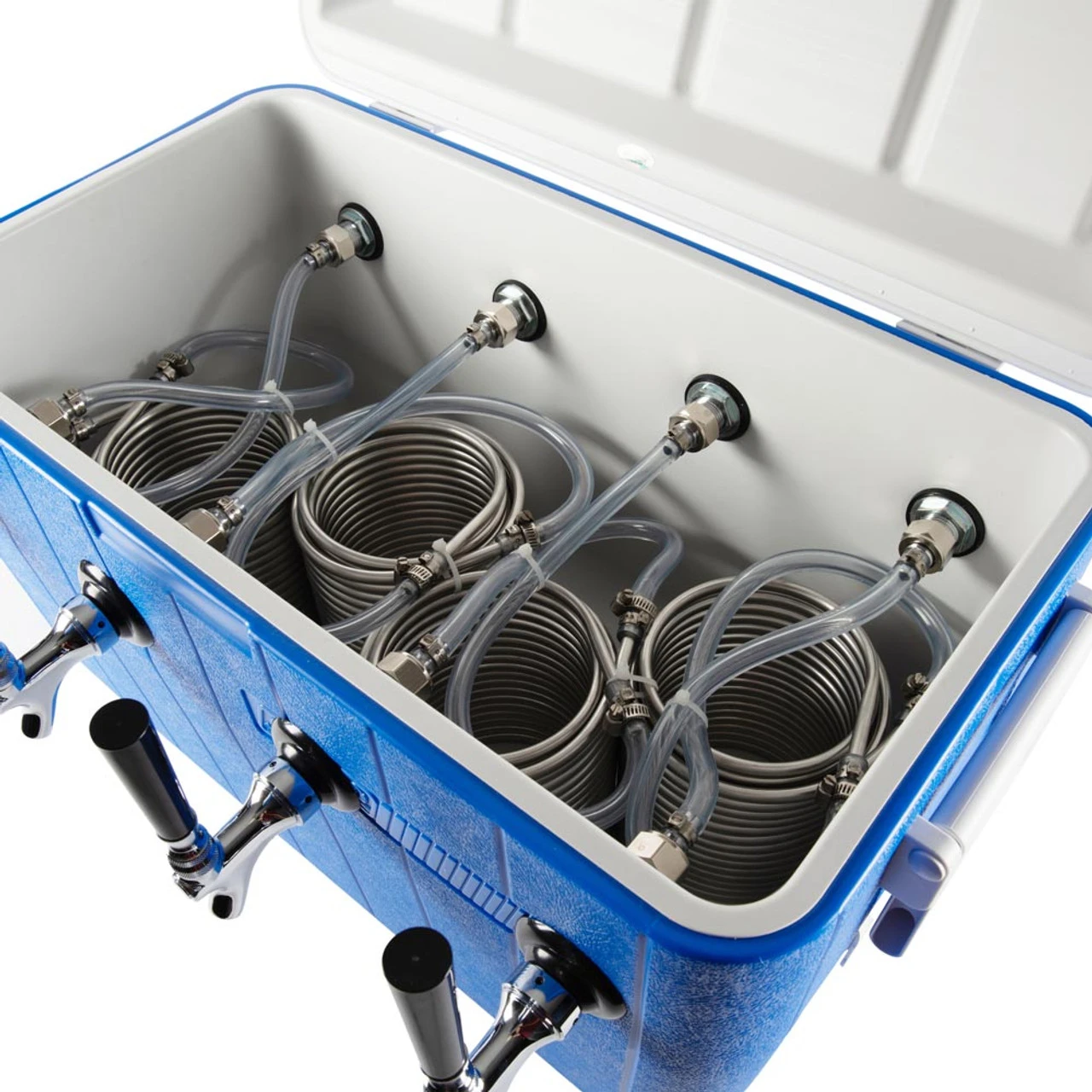 Four Faucet Jockey Box - 50' Coils - Complete Kit 4 Four Faucet Jockey Box - 50' Coils - Complete Kit - Image 2