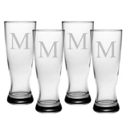 Grand Pilsner Glasses - Set Of 4 (Free Personalization) -Bar Essentials Shop 8646 grand pilsner glasses set of 4 02 48212.1590764783