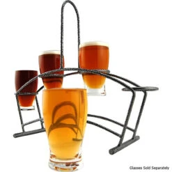 Beer & Wine Tasting Metal Flight Carrier -Bar Essentials Shop 90074 flightcarrier bz1 2 51695.1590765031