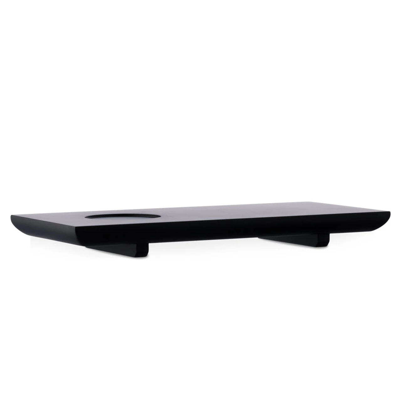 Nude Glass Malt Whiskey Bottle With Wooden Tray 5 Nude Glass Malt Whiskey Bottle With Wooden Tray - Image 3