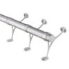 Brushed Stainless Steel Bar Foot Rail Kit 1 Brushed Stainless Steel Bar Foot Rail Kit -Bar Essentials Shop BARRAIL KIT SS 6FT 6 Bar Foot Rail Kit Brushed Stainless Steel 2 OD 1 1 87533.1613655622