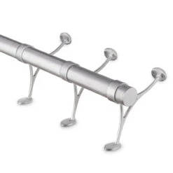 Brushed Stainless Steel Bar Foot Rail Kit