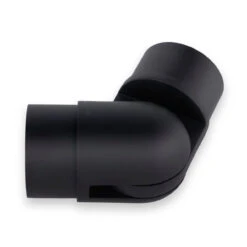 Adjustable Flush Elbow - Matte Black - 2" OD