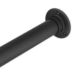 None 3" Wall Flange - Matte Black - 1.5" OD -Bar Essentials Shop BLK 76921 1 pt 5 3 Wall Flange Matte Black 1 pt 5 OD 04 18657.1609797160