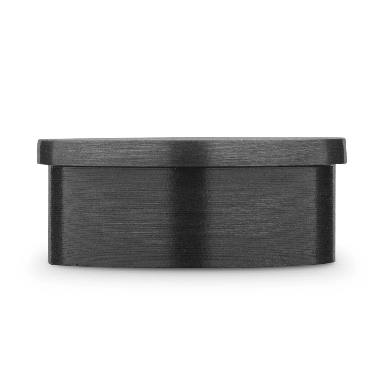Flush Flat End Cap - Blackened Steel - 2" OD 4 Flush Flat End Cap - Blackened Steel - 2" OD - Image 2