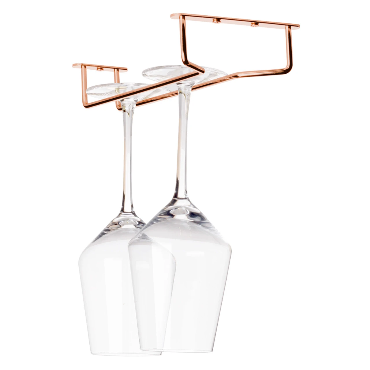 Glass Hanger Rack - Copper Plated - 10"L 5 Glass Hanger Rack - Copper Plated - 10"L - Image 3
