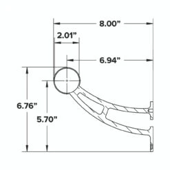 Bar Mount Foot Rail Bracket - Brushed Stainless Steel - 2" OD 12 Bar Mount Foot Rail Bracket - Brushed Stainless Steel - 2" OD -Bar Essentials Shop Bar Mount Bracket 27480.1605213565