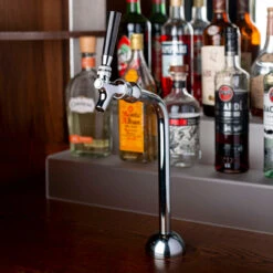 Axis Draft Beer Tower - Chrome - 1 Faucet -Bar Essentials Shop C530 Axis Draft Beer Tower Brass 1 Faucet 05 13694.1601057317