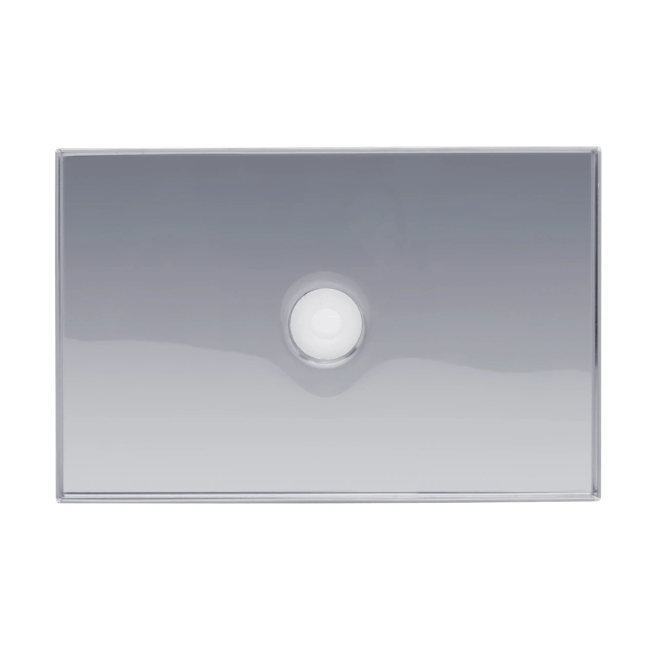 8 1/8" Flanged Mount Drip Tray - Stainless Steel - With Drain - Image 3