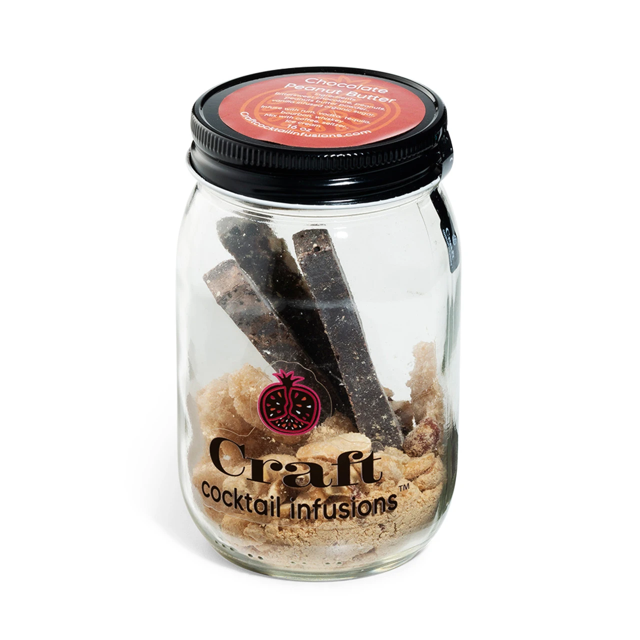 Craft Cocktail Infusions Chocolate Peanut Butter Infusion Jar - 16 Oz