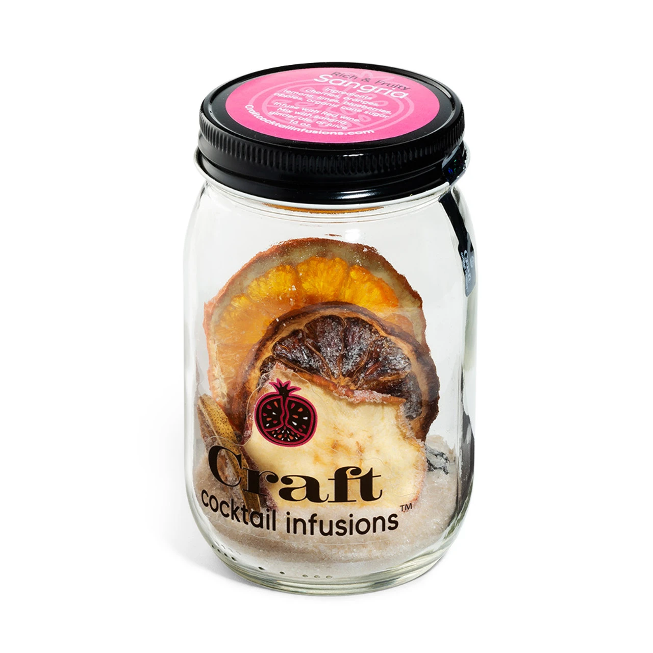 Craft Cocktail Infusions Rich & Fruity Sangria Infusion Jar - 16 Oz 3 Craft Cocktail Infusions Rich & Fruity Sangria Infusion Jar - 16 Oz