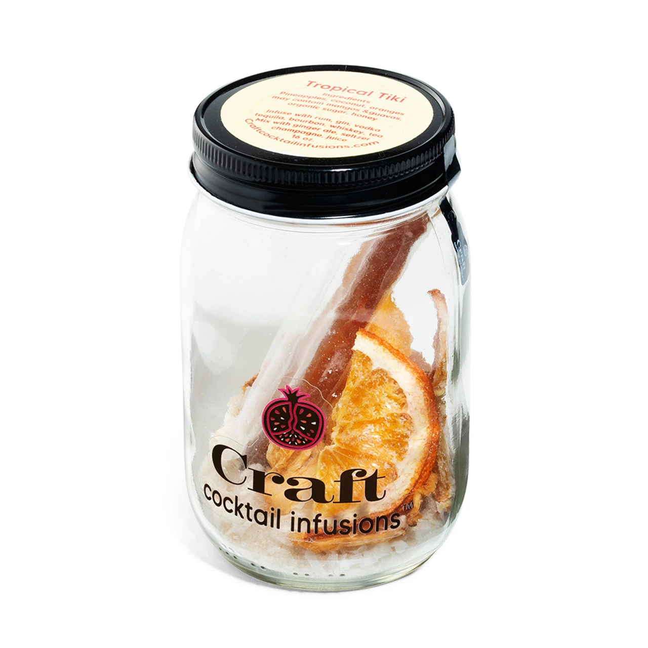 Craft Cocktail Infusions Tropical Tiki Infusion Jar - 16 Oz