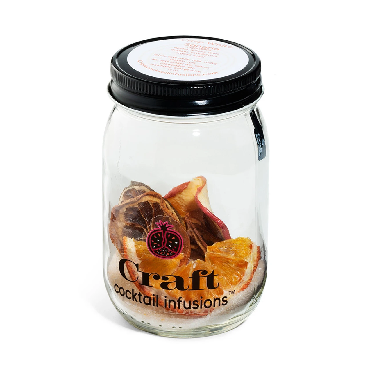 Craft Cocktail Infusions Crisp White Sangria Infusion Jar - 16 Oz 3 Craft Cocktail Infusions Crisp White Sangria Infusion Jar - 16 Oz