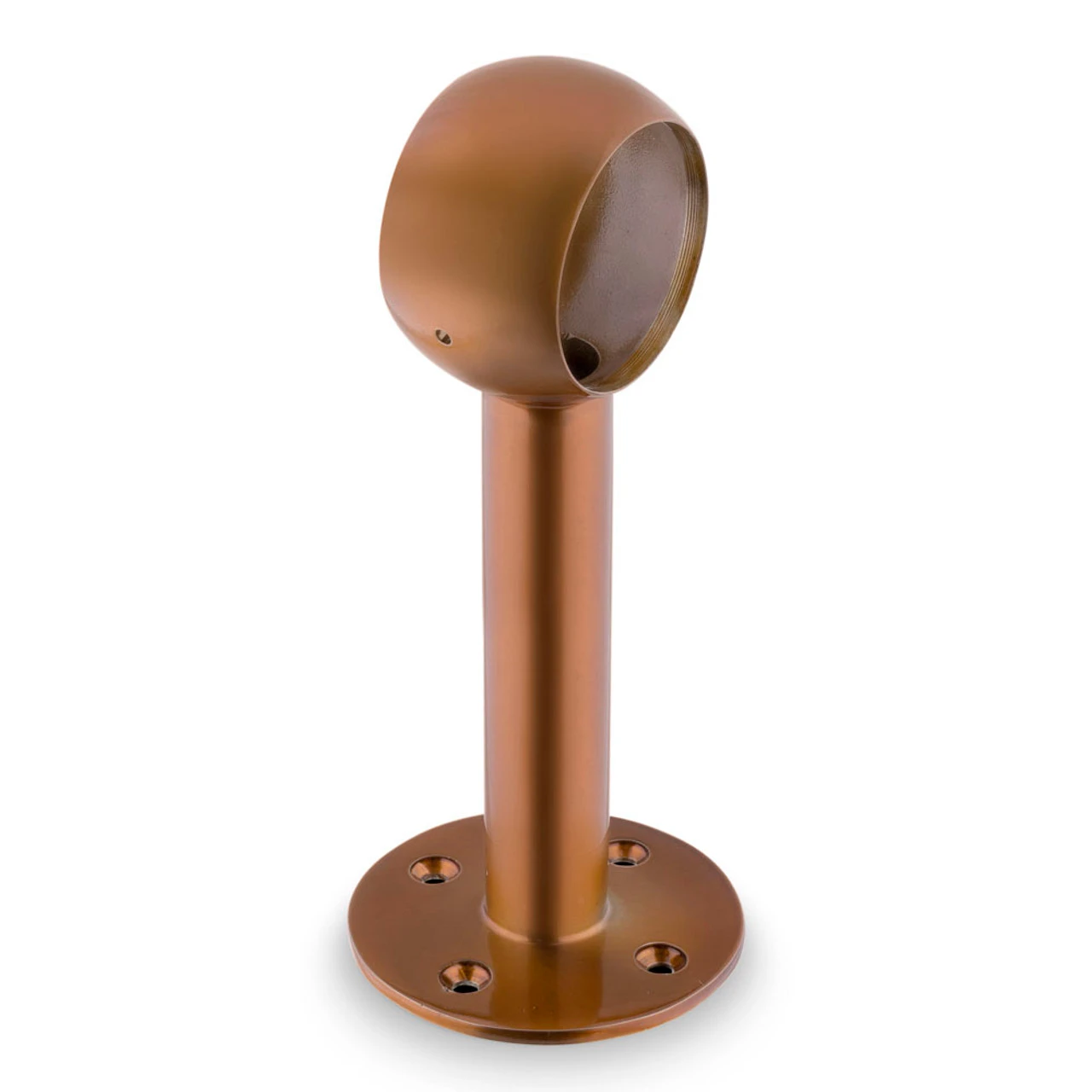 Tall Rounded Center Post Bracket - Sunset Copper - 2" OD 3 Tall Rounded Center Post Bracket - Sunset Copper - 2" OD