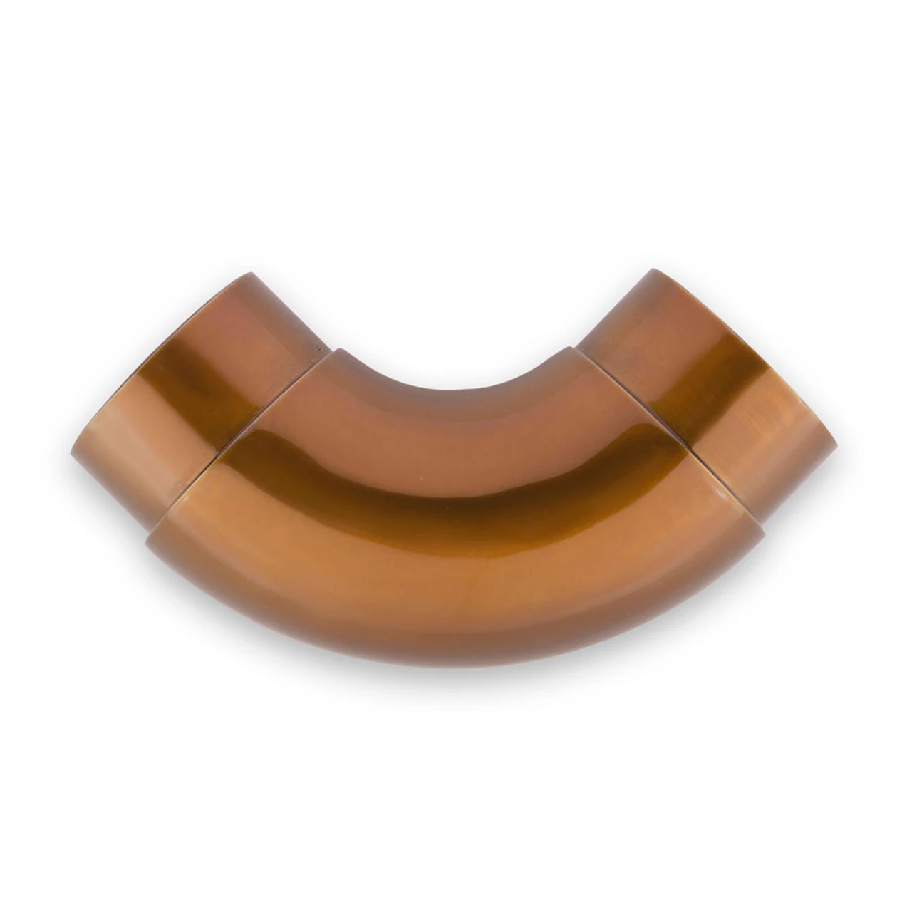 Curved Flush Elbow Fitting 90 Degree - Sunset Copper - 2" OD 4 Curved Flush Elbow Fitting 90 Degree - Sunset Copper - 2" OD - Image 2