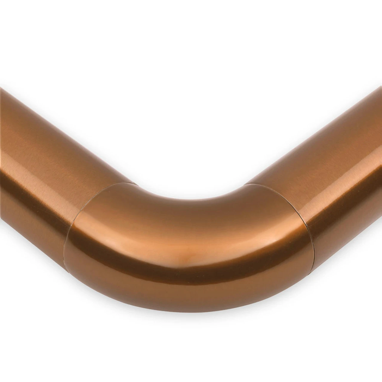 Curved Flush Elbow Fitting 90 Degree - Sunset Copper - 2" OD 5 Curved Flush Elbow Fitting 90 Degree - Sunset Copper - 2" OD - Image 3