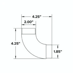 Curved Flush Elbow Fitting 90 Degree - Polished Brass - 2" OD 9 Curved Flush Elbow Fitting 90 Degree - Polished Brass - 2" OD -Bar Essentials Shop Curved Flush Elbow 30656.1605734724