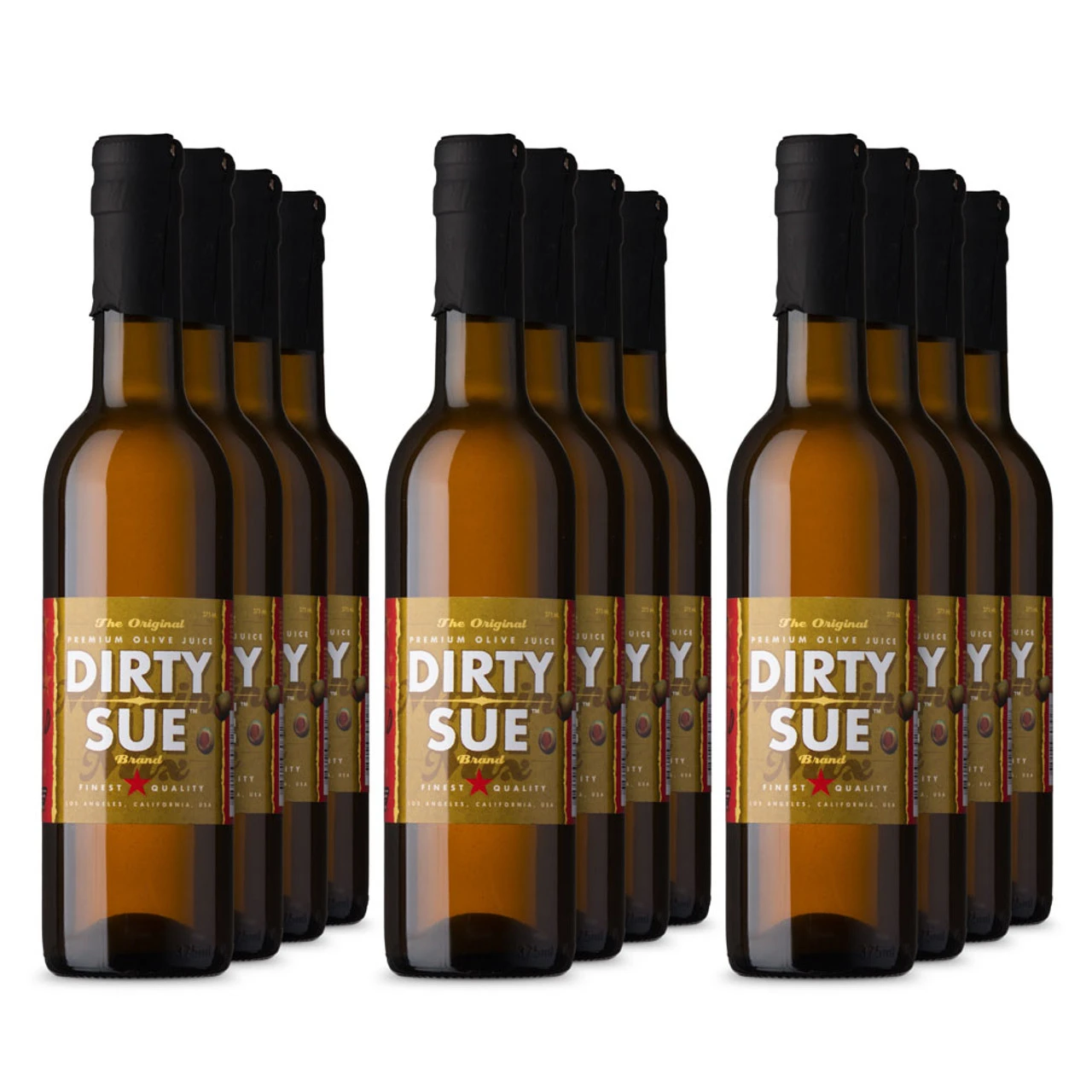Dirty Sue Premium Olive Brine Juice Martini Mix - 375ml - Case Of 12 3 Dirty Sue Premium Olive Brine Juice Martini Mix - 375ml - Case Of 12