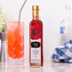 Floral Elixir Co. All Natural Rose Flower Syrup - 8.5 Oz 7 Floral Elixir Co. All Natural Rose Flower Syrup - 8.5 Oz -Bar Essentials Shop FEC 85 ROSE Floral Elixir Co. All Natural Rose Flower Syrup 8.5 oz 3 52495.1592498274