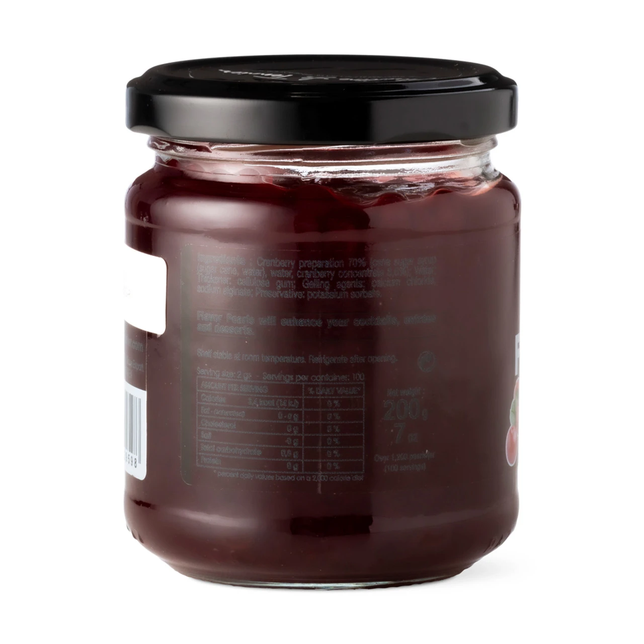 Christine Le Tennier Cranberry Flavor Pearls - 7 Oz Jar - Image 2