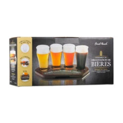 Craft Beer Flight Set - Set Of 4 Tasting Glasses & Wood Chalkboard Tray 7 Craft Beer Flight Set - Set Of 4 Tasting Glasses & Wood Chalkboard Tray -Bar Essentials Shop GBT114 Craft Beer Flight Set Set of 4 Tasting Glasses and Wood Chalkboard Tray 3 21482.1623764953