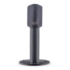 Rounded Center Post Bracket - Gunmetal Grey - 2" OD -Bar Essentials Shop GRY 76336 2 Rounded Center Post Bracket Gunmetal Grey 2OD 04 36889.1595359212