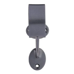 Bar Mount Foot Rail Bracket - Gunmetal Grey - 2" OD -Bar Essentials Shop GRY 76913 2 Bar Mount Foot Rail Bracket Gunmetal Grey 2 OD 03 56712.1595359256