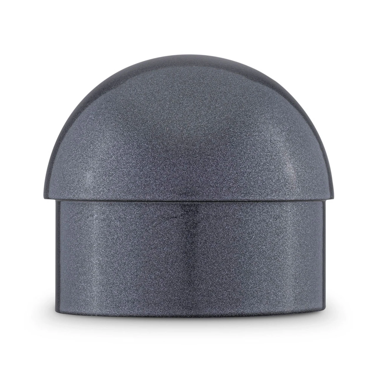 Domed End Cap - Gunmetal Grey - 2" OD 4 Domed End Cap - Gunmetal Grey - 2" OD - Image 2