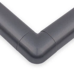 Flush Elbow Fitting 90 Degree - Gunmetal Grey - 2" OD -Bar Essentials Shop GRY 76961 2 Flush Elbow Fitting 90 Degree Gunmetal Grey 2 OD 02 57245.1595359808