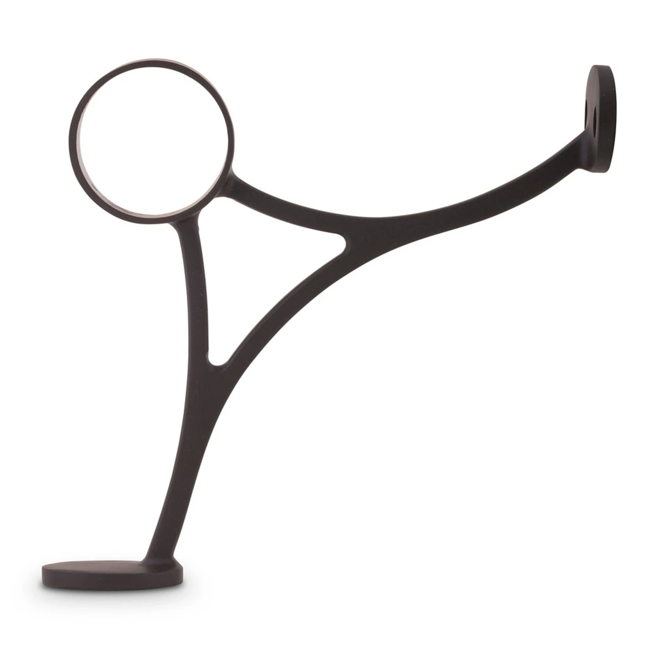 Combination Foot Rail Bracket - Oil Rubbed Bronze - 2" OD 4 Combination Foot Rail Bracket - Oil Rubbed Bronze - 2" OD - Image 2