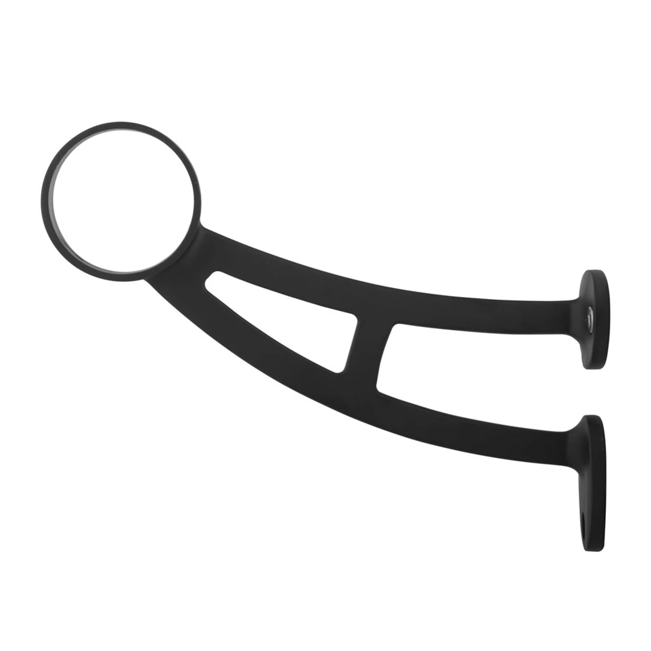 Bar Mount Foot Rail Bracket - Matte Black - 2" OD 4 Bar Mount Foot Rail Bracket - Matte Black - 2" OD - Image 2