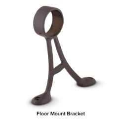 Oil Rubbed Bronze Bar Foot Rail Kit -Bar Essentials Shop ORB 76914 2 Floor Mount Foot Rail Bracket Oil Rubbed Bronze 2 OD 01 38767.1613655719