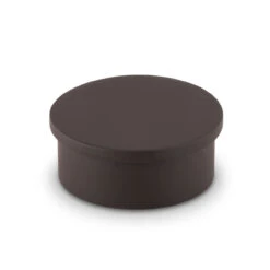 Flush Flat End Cap - Oil Rubbed Bronze - 1.5" OD