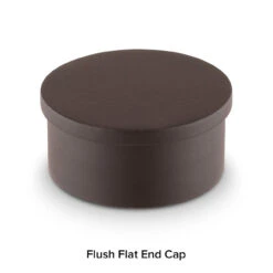 Oil Rubbed Bronze Bar Foot Rail Kit -Bar Essentials Shop ORB 76940 2 Flush Flat End Cap Oil Rubbed Bronze 2 OD 01 09490.1613655720