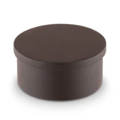 Flush Flat End Cap - Oil Rubbed Bronze - 2" OD