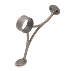 Combination Foot Rail Bracket - Pewter - 2" OD