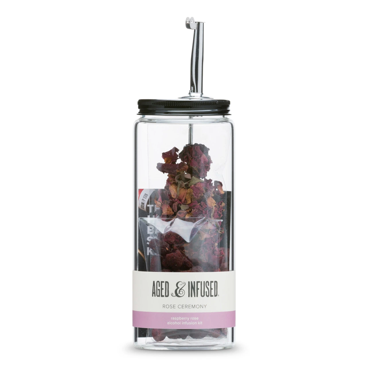 Aged & Infused Rose Ceremony Alcohol Infusion Kit - 16 Oz - Raspberry & Rose