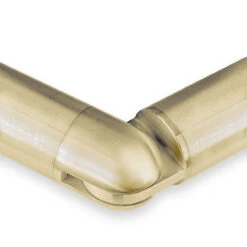 Adjustable Flush Elbow - Satin Brushed Brass - 2" OD -Bar Essentials Shop SB 731A Adjustable Flush Elbow Brushed Brass 2 OD 002 01852.1603983982