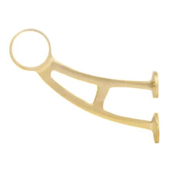 Bar Mount Foot Rail Bracket - Satin Brushed Brass - 2" OD 9 Bar Mount Foot Rail Bracket - Satin Brushed Brass - 2" OD -Bar Essentials Shop SB 76913 2 Bar Mount Foot Rail Bracket Brushed Satin Brass 2 Inch OD 02 49169.1605206132