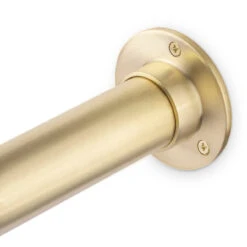 4" Wall Flange - Satin Brushed Brass - 2" OD -Bar Essentials Shop SB 76921 2 4 Inch Wall Flange Brushed Satin Brass 2 Inch OD 04 50680.1605212520