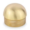 Domed End Cap - Satin Brushed Brass - 2" OD 1 Domed End Cap - Satin Brushed Brass - 2" OD -Bar Essentials Shop SB 76937 2 Domed End Cap Brushed Satin Brass 2 Inch OD 01 1 36063.1595362480