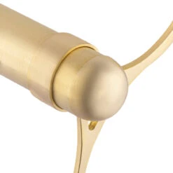 Domed End Cap - Satin Brushed Brass - 2" OD -Bar Essentials Shop SB 76937 2 Domed End Cap Brushed Satin Brass 2 Inch OD 03 1 58447.1595362480