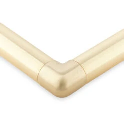 Flush Elbow Fitting 90 Degree - Satin Brushed Brass - 1.5" OD -Bar Essentials Shop SB 76961 1 pt 5 Flush Elbow Fitting 90 Degree Brushed Satin Brass 1 pt 5 OD 06 37199.1609864655