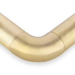 Curved Flush Elbow Fitting 90 Degree - Satin Brushed Brass - 2" OD 8 Curved Flush Elbow Fitting 90 Degree - Satin Brushed Brass - 2" OD -Bar Essentials Shop SB 76966 2 Curved Flush Elbow Fitting 90 Degree Brushed Satin Brass 02 69495.1595361944