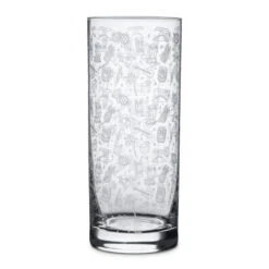 New Release -Bar Essentials Shop UB4950 Urban Bar Tiki Pattern Highball Cocktail Glasses Set of 6 10 oz 03 1 36410.1605203258