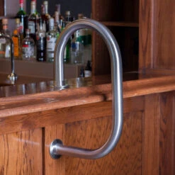 KegWorks Classic Service Bar Rail - Brushed Stainless Steel - 2" OD 11 KegWorks Classic Service Bar Rail - Brushed Stainless Steel - 2" OD -Bar Essentials Shop W901 SS KW KegWorks Classic Service Bar Rail Brushed Stainless Steel 2 OD 05 38646.1600962000