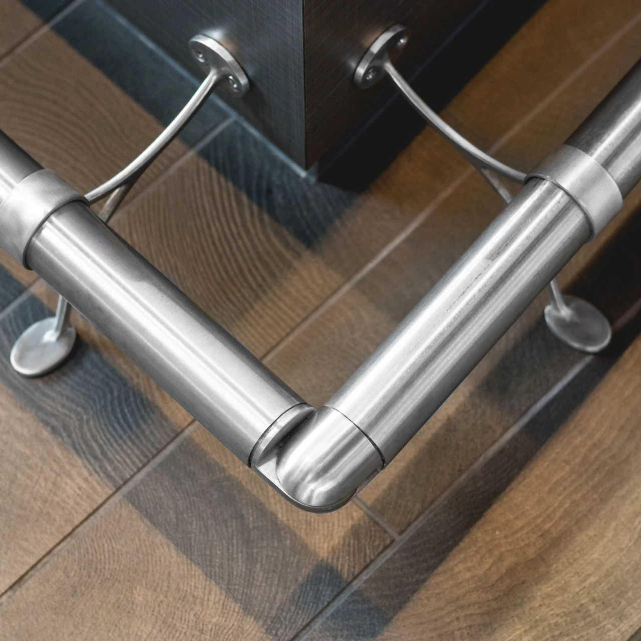 Adjustable Flush Elbow - Brushed Stainless Steel - 2" OD 6 Adjustable Flush Elbow - Brushed Stainless Steel - 2" OD - Image 4