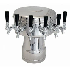 Mushroom Draft Beer Tower - Glycol Cooled - 4 To 6 Faucets