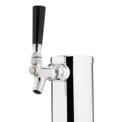 Draft Beer Tower - Chrome - 2 1/2" Column - 1 Faucet -Bar Essentials Shop c173 polished stainless steel draft beer kegerator tower 0011 1 1 1 14627.1590770157