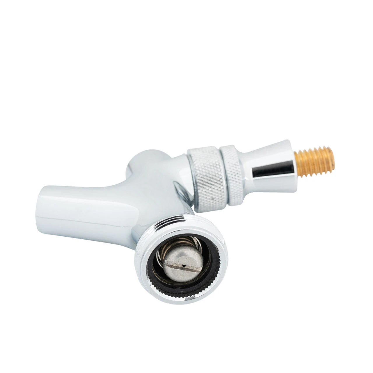 Creamer Action Draft Beer Faucet Head With Brass Lever - Chrome - Image 2